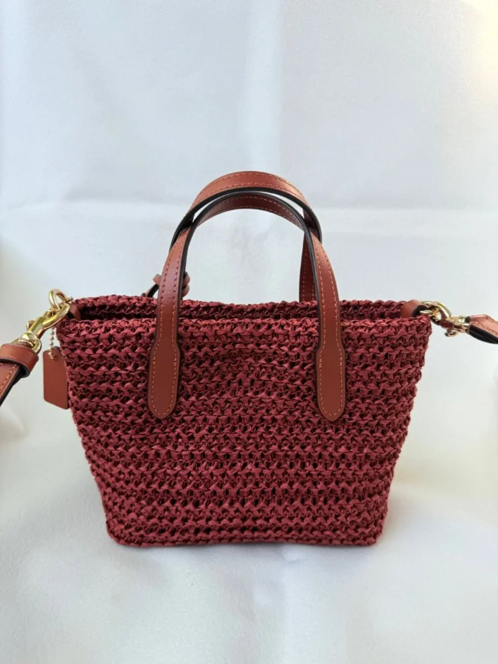 coach City Mini Tote Bag With Charms ceu30